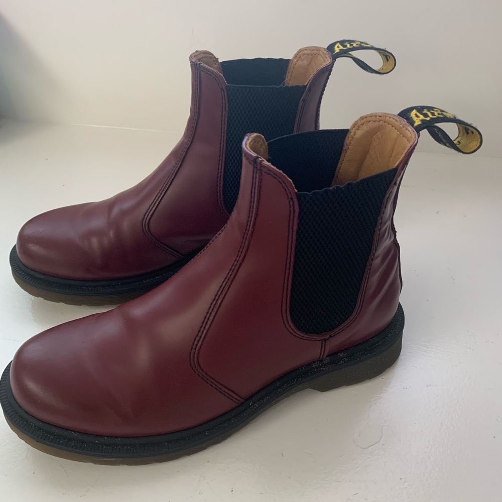Dr Marten’s Red Chelsea Boots
